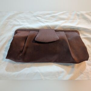 Elegant Le Regale Brown Clutch Bag